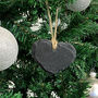 Draw On Set Of Four Slate Decoration Baubles, thumbnail 2 of 5