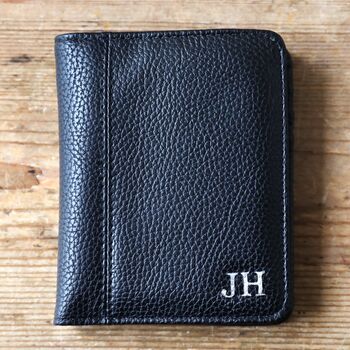 Personalised Initials Vegan Leather Wallet, 10 of 10