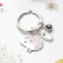 Cute Hedgehog Keyring Hedgehog Lover Gift, thumbnail 2 of 6
