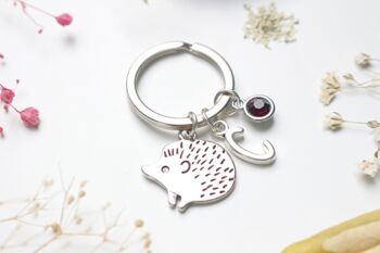 Cute Hedgehog Keyring Hedgehog Lover Gift, 2 of 6