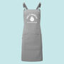 Personalised Barbecue Apron Chilling And Grilling, thumbnail 3 of 7