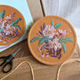 Spring Blossom Floral Embroidery Kit, thumbnail 7 of 8