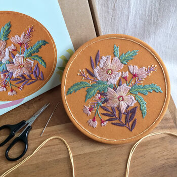 Spring Blossom Floral Embroidery Kit, 7 of 8