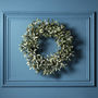 Frosted Mistletoe Artificial Christmas Wreath, thumbnail 2 of 4