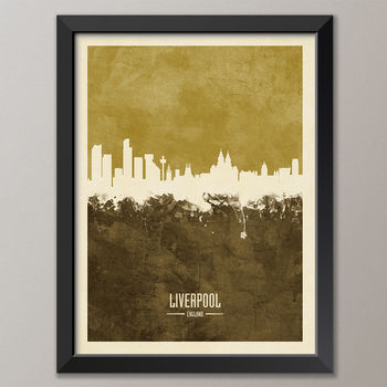 Liverpool Skyline Print And Box Canvas, 5 of 7
