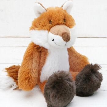 Christmas Gift, Woodland Fox, Toy And Keyring, 4 of 4