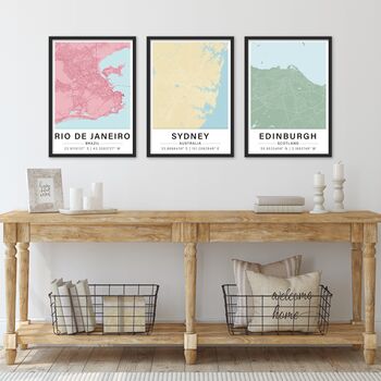 Personalised Map Print | Mother's Day Gift, 8 of 12