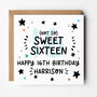 Personalised 16th Birthday Card For Boys, thumbnail 1 of 4