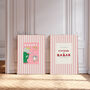 Babar The Elephant Set Of Two Pink Art Prints, thumbnail 1 of 3