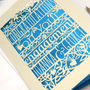 Personalised Papercut Floral Engagement Card, thumbnail 3 of 8