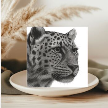 Leopard Blank Greeting Card Safari Cards, 5 of 6