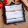Love Knot Bracelet Set, Couples Valentine's Jewellery, thumbnail 1 of 12