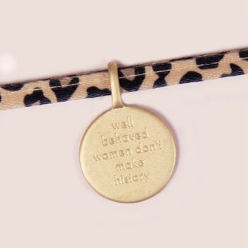 Well Behaved Women Tie Bracelet, 2 of 3