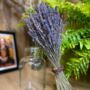 Dried Lavender Bunch And Glass Vase Gift Set, thumbnail 6 of 7
