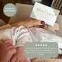 Navy Rainbow New Baby Swaddle Muslin And Bib Gift Set, thumbnail 5 of 6