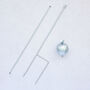 Recycled Iron Poppy Seed Head Garden Stake Decoration, thumbnail 9 of 12