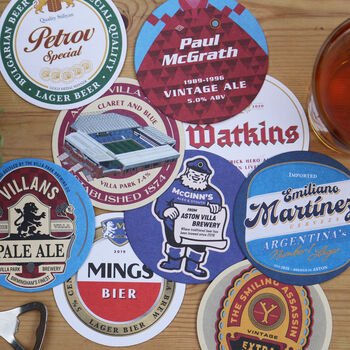 Aston Villa Football Beer Mats X9, 3 of 8