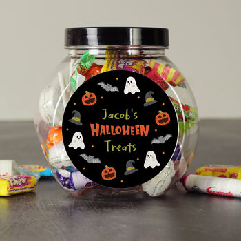 Personalised Halloween Sweet Jar – Treats For Little Ghouls, 4 of 5