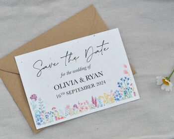 Plantable Save The Date Cards, 2 of 3
