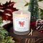 Merry Christmas To The Best Mum Personalised Christmas Candle Gift, thumbnail 1 of 7
