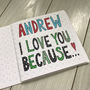 Personalised Dad Birthday Book Card, thumbnail 4 of 7