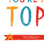 'Pops You're The Tops' Personalised Print, thumbnail 6 of 7