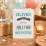 Personalised Special Date 18th Birthday Card, thumbnail 5 of 6