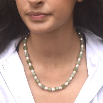 Soho Gemstones And Pearl Necklace, 3 of 7