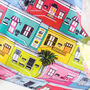 Colourful Cape Town Houses Cotton Tea Towel, thumbnail 5 of 8