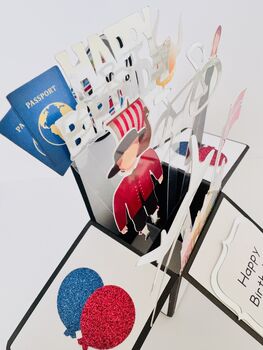 Norway Themed 3D Birthday Card, 5 of 6