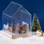 Christmas Nativity Glass Display House, thumbnail 1 of 2