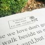 Personalised Engraved Stone Memorial Bench, thumbnail 3 of 11