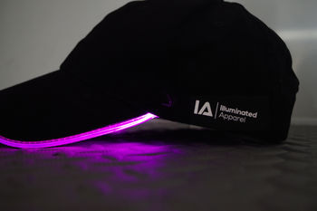 Pink LED Light Up Baseball Cap | Fun For Parties, 4 of 6