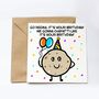 Personalised Chapatti Birthday Card, thumbnail 1 of 2