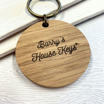 Personalised House Keys Keyring, 3 of 5