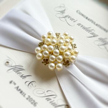 Personalised Wedding Card. Personalised Luxury Design In A Box, 5 of 12