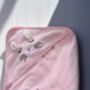 Personalised Embroidered Baby Towel With Animal Hood, thumbnail 5 of 6