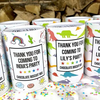 Dinosaur Party Favour Chocolate Biscuit Mix, 5 of 6