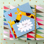 Giraffe Father's Day Card, thumbnail 1 of 3