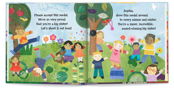 Personalised Children's Book, Incredible Big Sister, 10 of 11