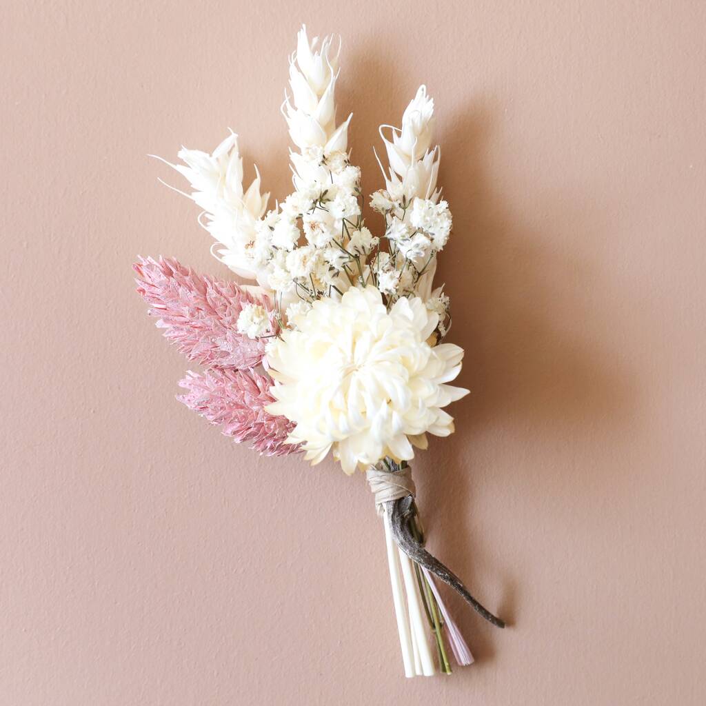 Vintage Pink Dried Flower Buttonhole By Lisa Angel | notonthehighstreet.com