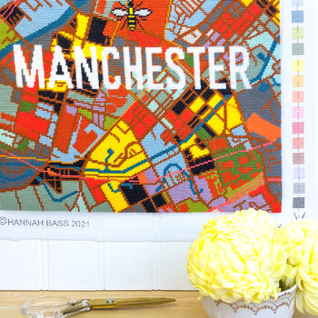 Manchester City Map Tapestry Kit, 3 of 8