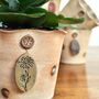 Birth Flower Pottery Plant Pot Gift Handmade Planter, thumbnail 7 of 10
