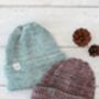 Merino Knit Double Cuff Beanie Hat, thumbnail 1 of 5