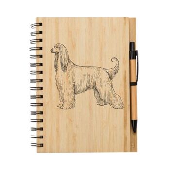 Personalised Afghan Hound Engraved Notebook, 3 of 3