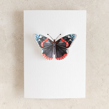 Watercolour Butterfly Pop Out Card, 3 of 3