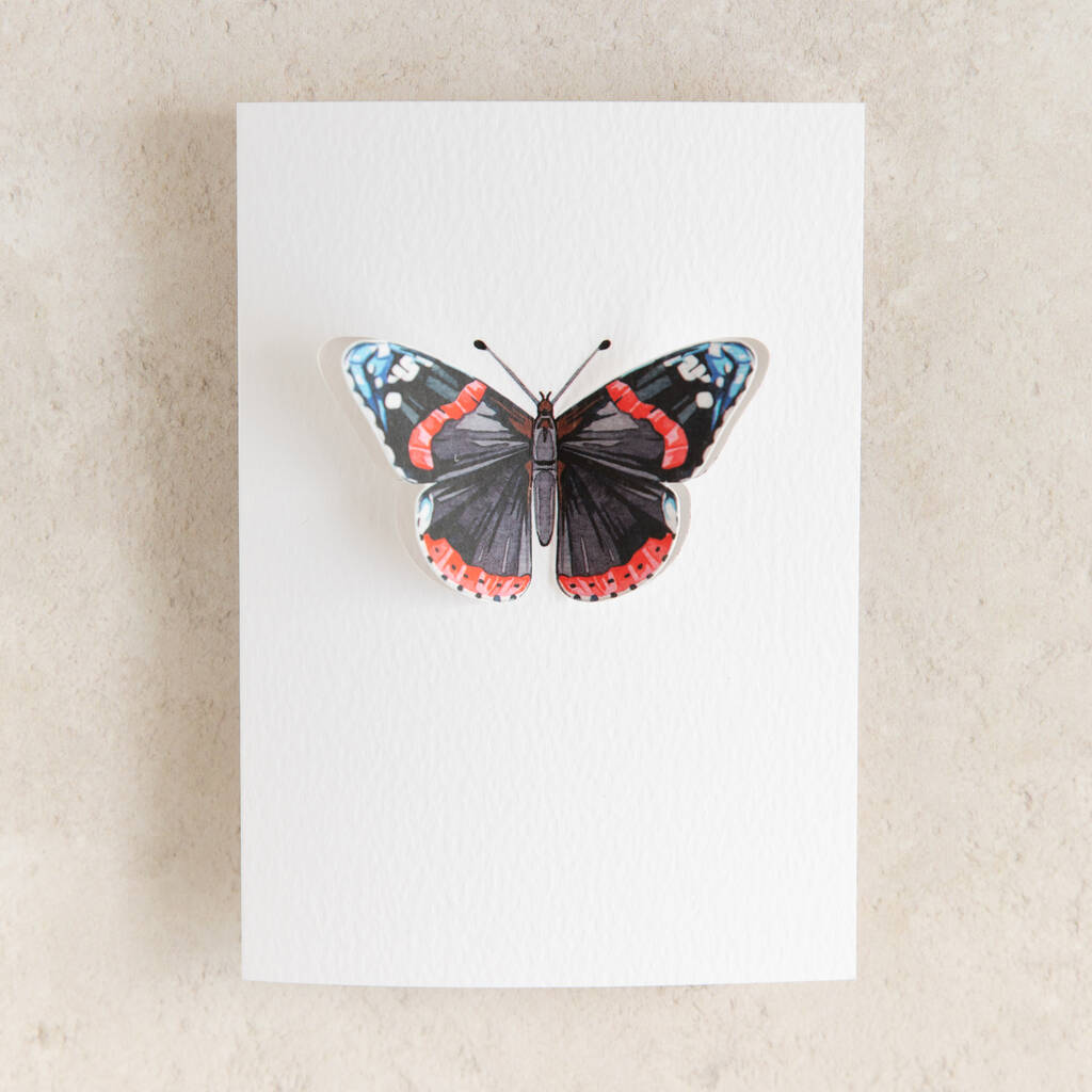 Watercolour Butterfly Pop Out Card By Sophie Brabbins