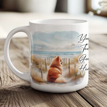 Personalised Pomeranian Dog Beach Walk Collection, 6 of 8