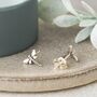 Sterling Silver Dragonfly Stud Earrings, thumbnail 2 of 8