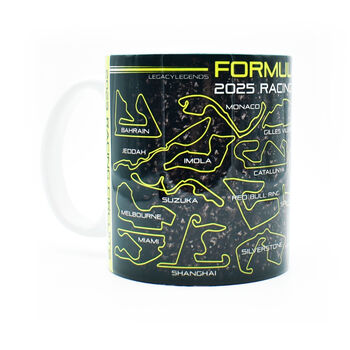 Grand Prix 2025 Circuits Neon Edition Mug, 5 of 6